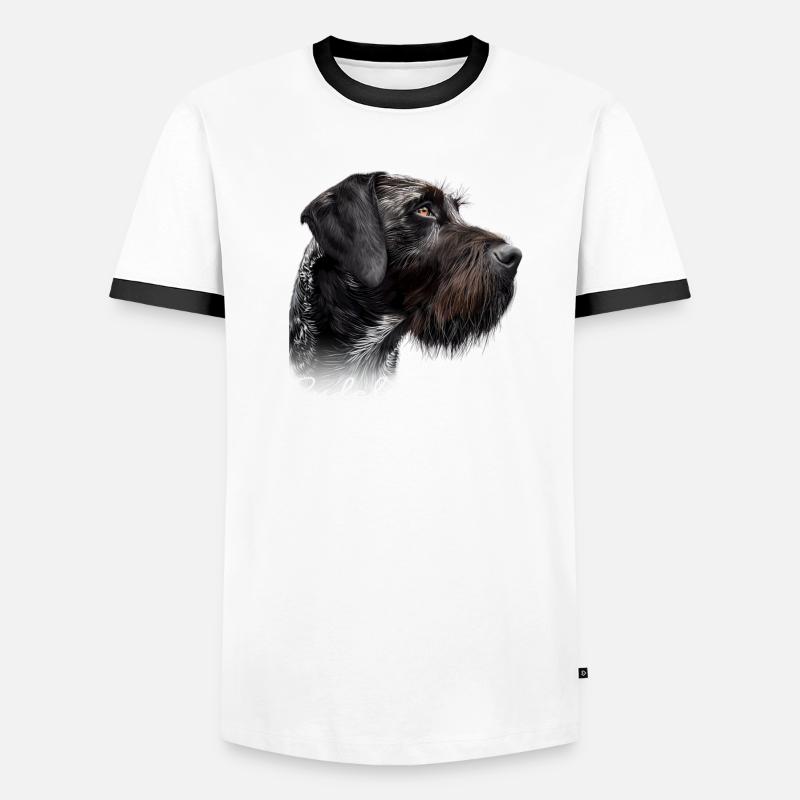 Pudelpointer Maman T-shirt contrasté Homme