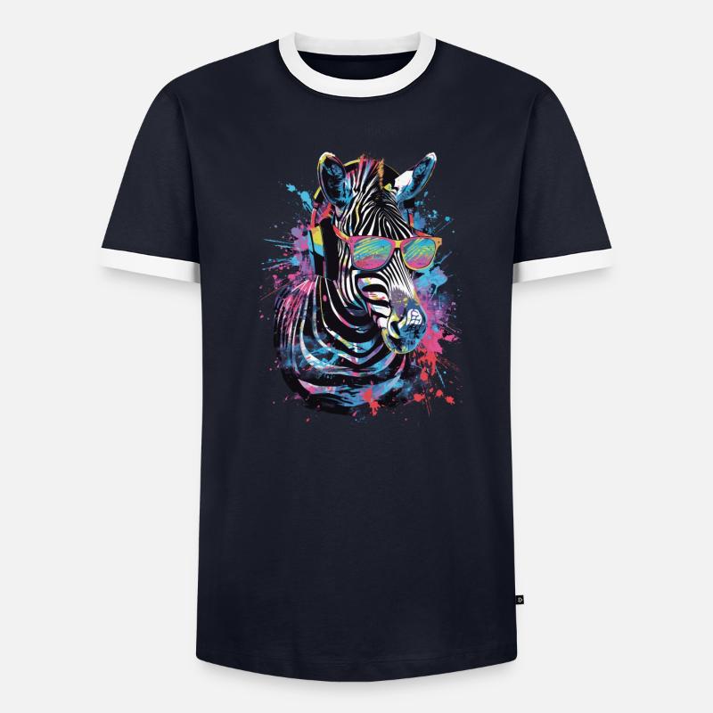 Zebra Men's Ringer Shirt