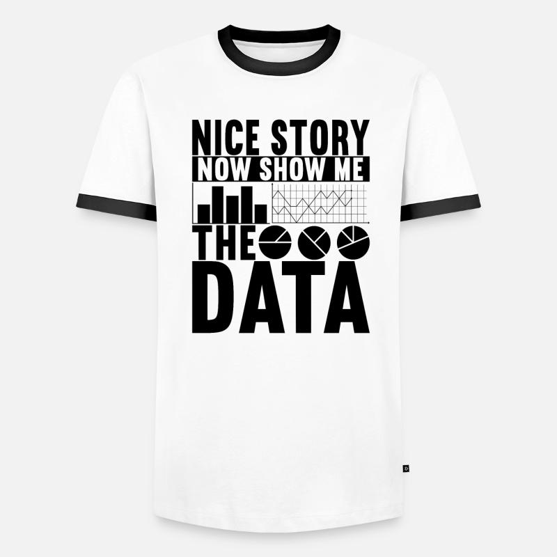 Analyste de données Data Scientist T-shirt contrasté Homme
