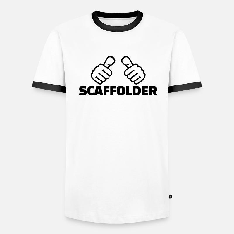 Gerüstbauer Männer Kontrast-T-Shirt