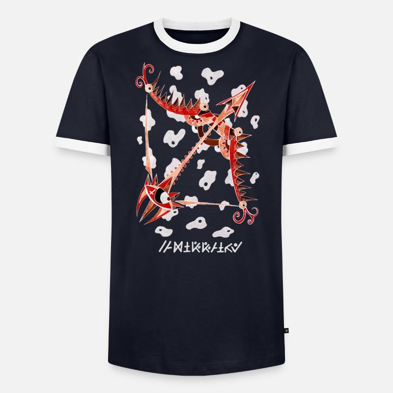 Negative Sagittarius Men's Ringer Shirt
