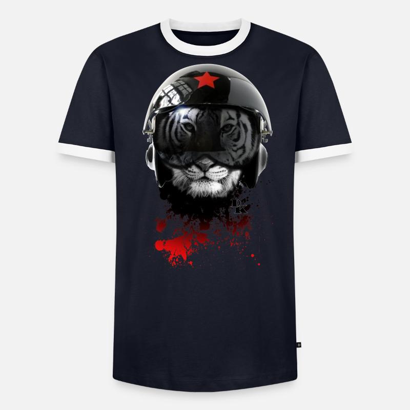 russian pilot by v6 dk T-shirt contrasté Homme
