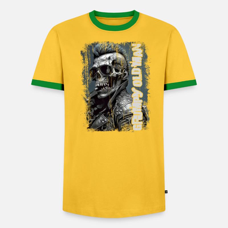 Grumpy old man - Männer Kontrast-T-Shirt - undefined