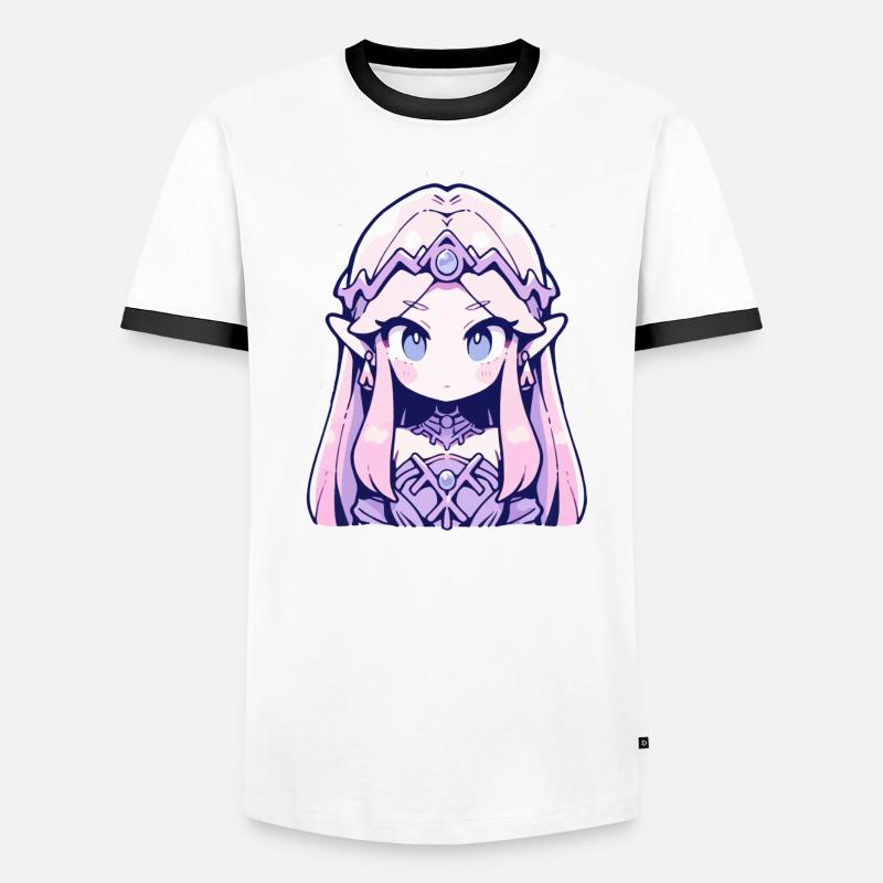 Princesse Chibi mignonne - Conception de conte de fées mignon T-shirt contrasté Homme