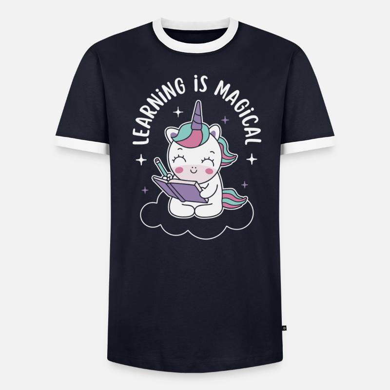 Learning is Magical Men's Ringer Shirt