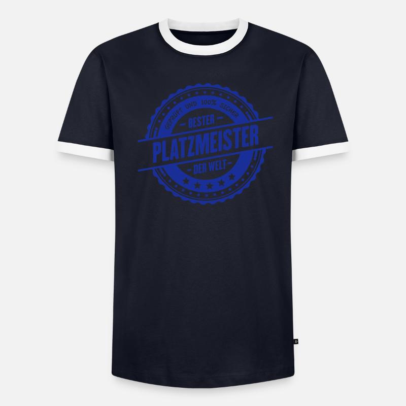Bester Platzmeister Männer Kontrast-T-Shirt