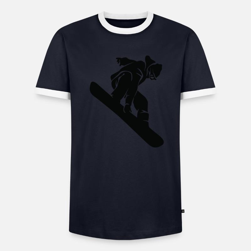 Snowboard T-shirt contrasté Homme