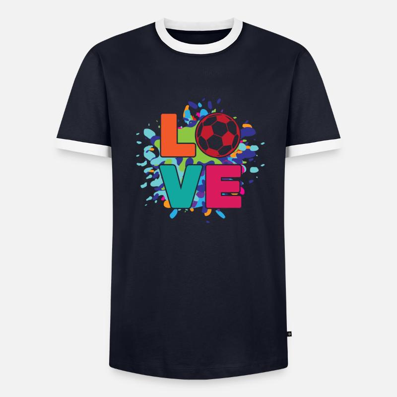Football T-shirt contrasté Homme