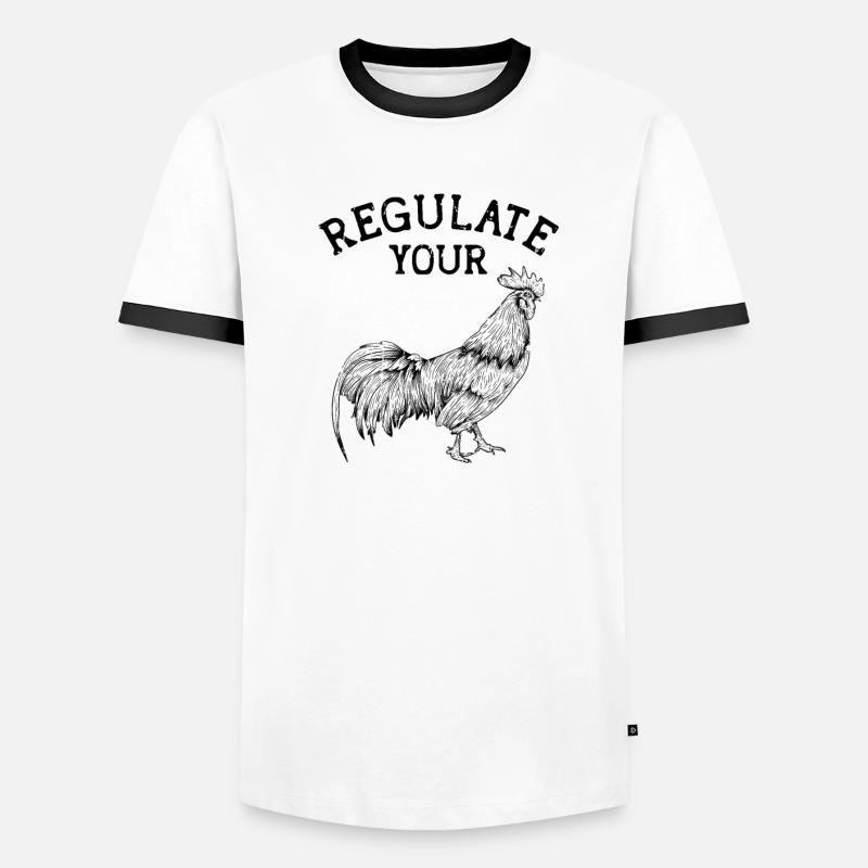 Regulate Your - chicken lovers Men's Ringer Shirt