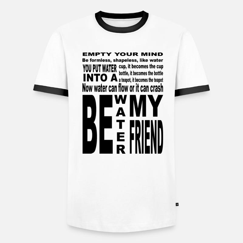 Empty your mind T-shirt contrasté Homme