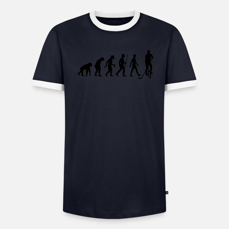 Evolution Einradhockey Männer Kontrast-T-Shirt