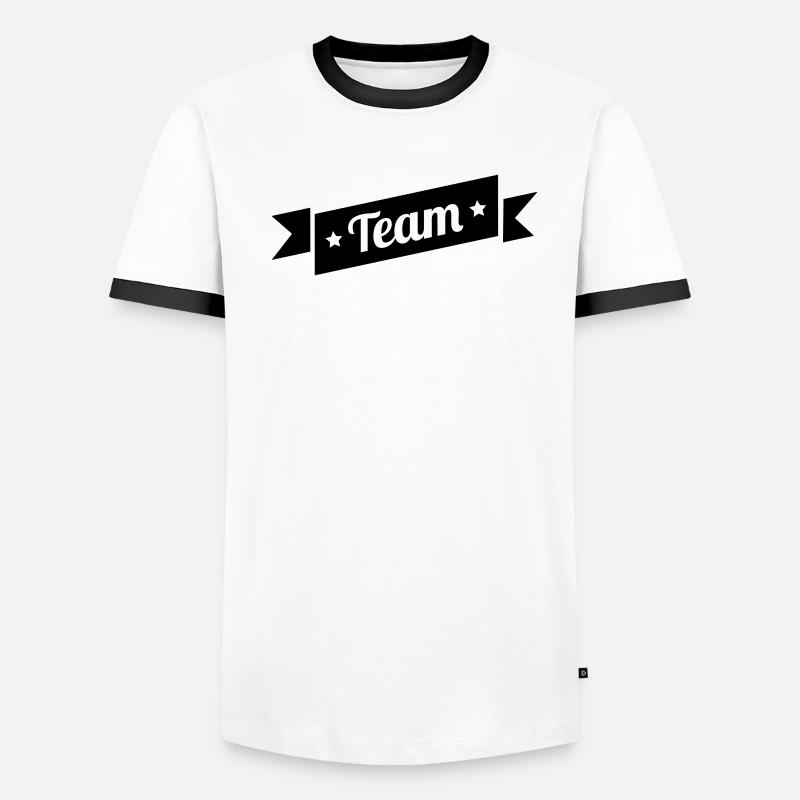team T-shirt contrasté Homme