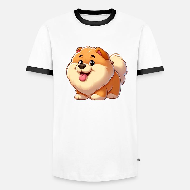 chowchow 2 T-shirt contrasté Homme