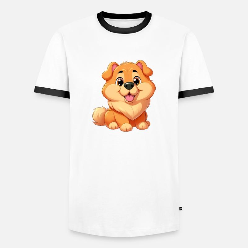 chowchow T-shirt contrasté Homme