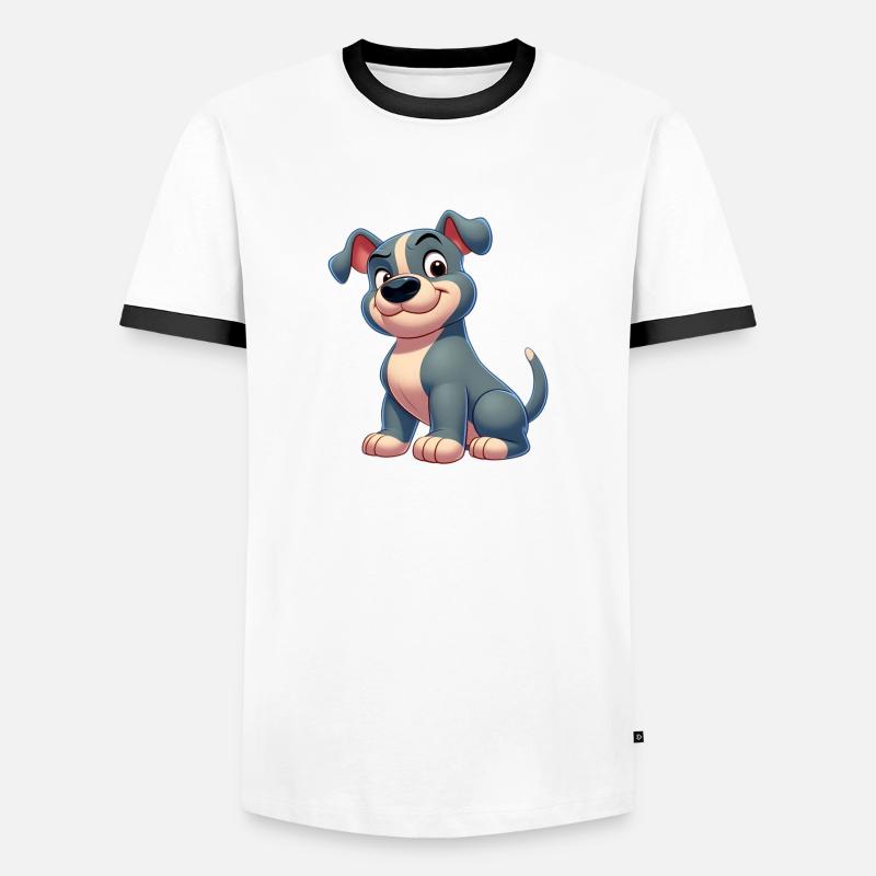 pitbull 2 T-shirt contrasté Homme