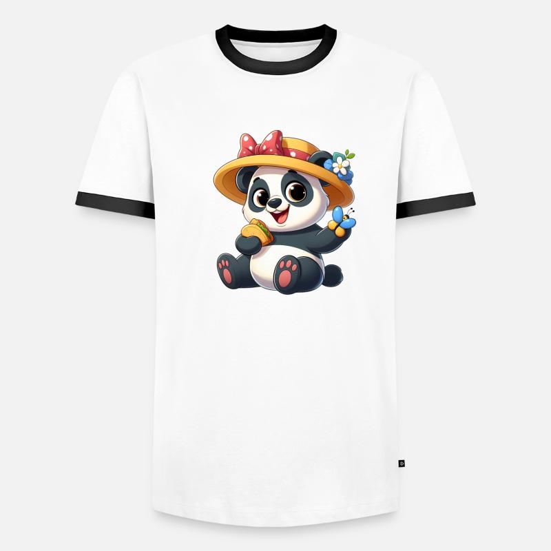 panda 2 T-shirt contrasté Homme