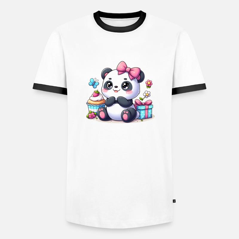panda 7 T-shirt contrasté Homme