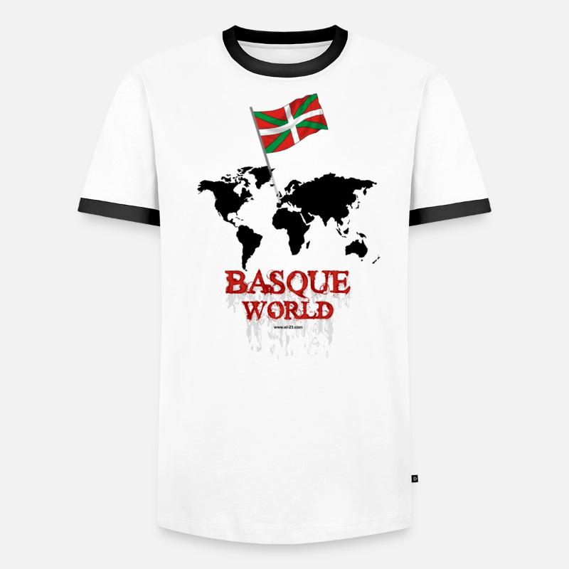 world_basque Men's Ringer Shirt