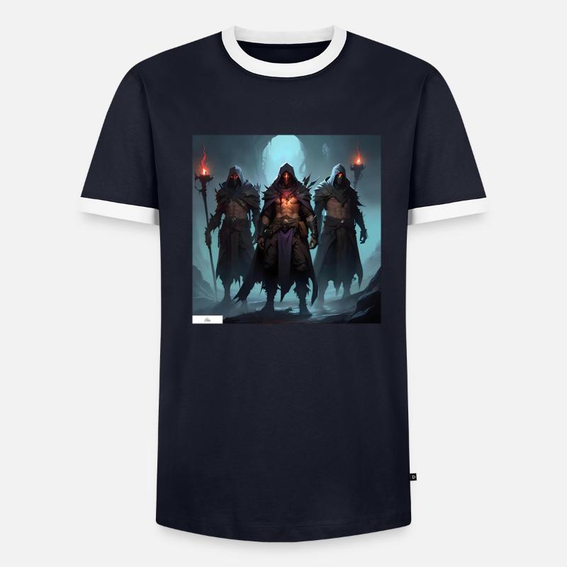 Vergessene Kriegerfreunde Männer Kontrast-T-Shirt