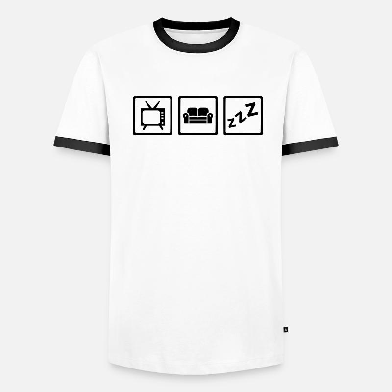 Chillen Männer Kontrast-T-Shirt
