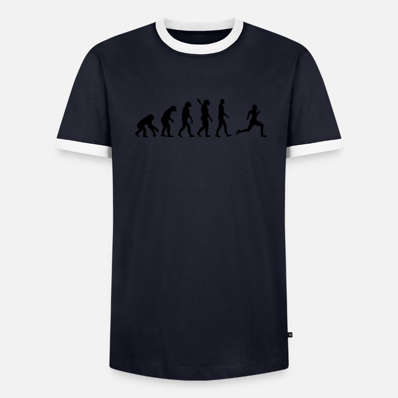 Evolution Run le jogging coureur Coureurs __gVirt_NP_NN_NNPS<__ b T-shirt contrasté Homme