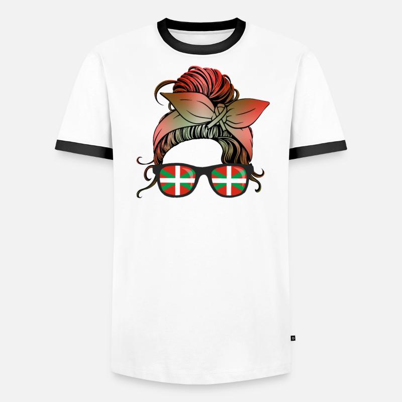 Pays Basque T-shirt contrasté Homme