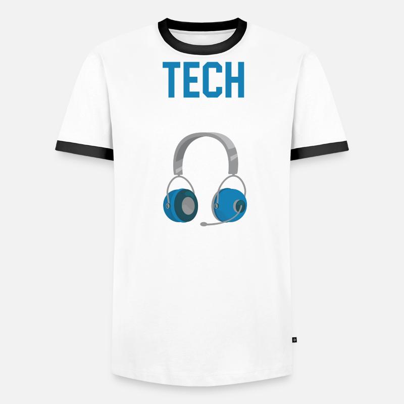 If all else fails Reboot Tech Support Men's Ringer Shirt