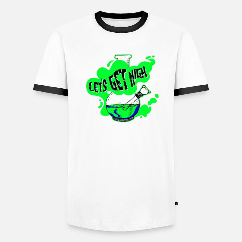 Let's get high, let's get high Men's Ringer Shirt