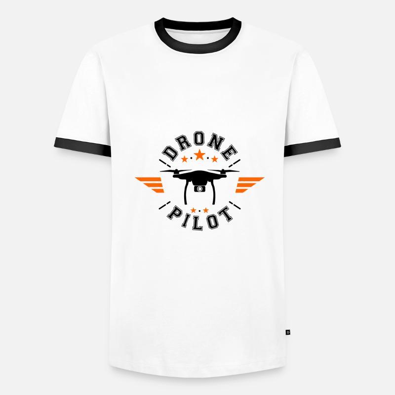 Pile de drones T-shirt contrasté Homme