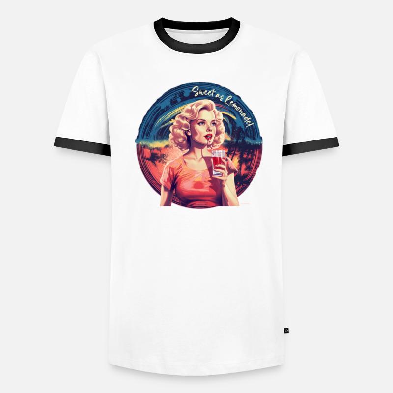 Doux comme de la limonade T-shirt contrasté Homme