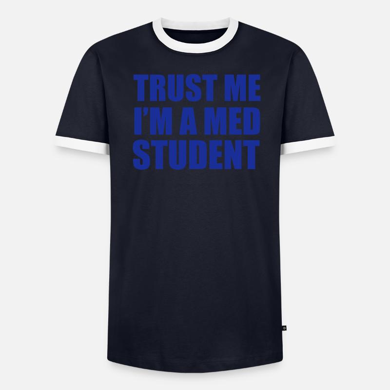 Med Student Männer Kontrast-T-Shirt