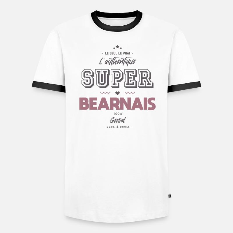 L authentique super bearnais T-shirt contrasté Homme