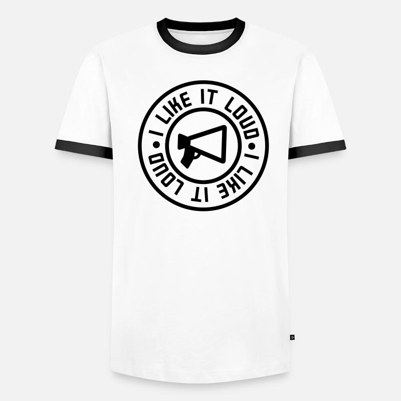 i_like_it_loud T-shirt contrasté Homme