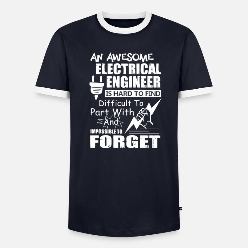 Electrical Engineer Awesome Electrical Engineer - Men's Ringer Shirt - undefined