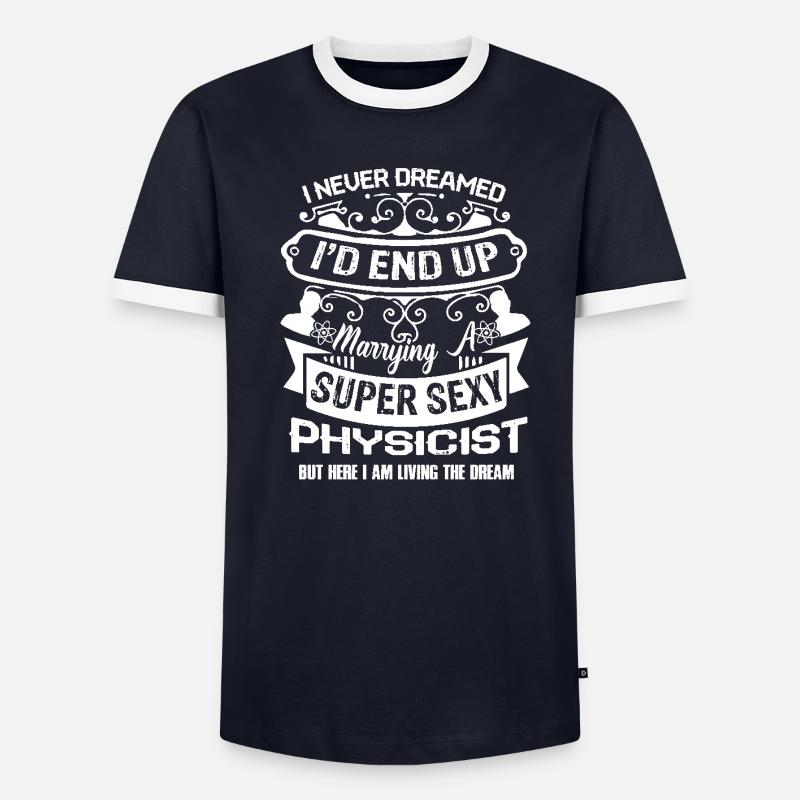 Physicist Marrying A Physicist - Men's Ringer Shirt - undefined