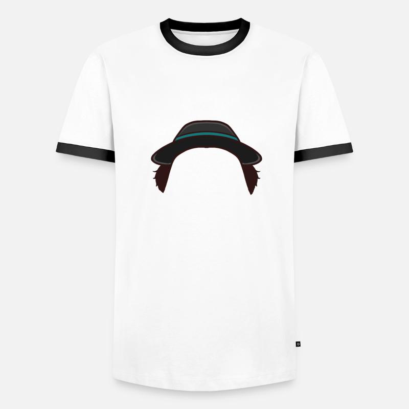 Hat with sideburns Men's Ringer Shirt