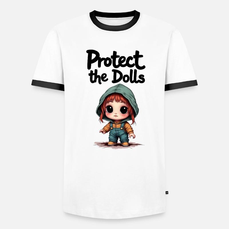 Protégez les poupées - Doux message T-shirt contrasté Homme