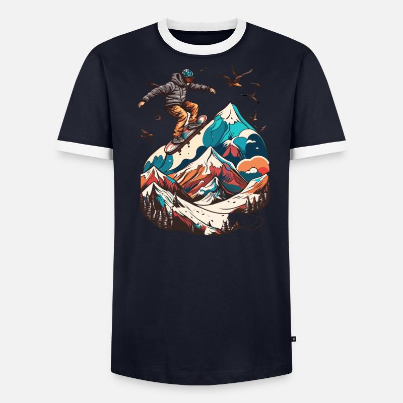 Rat de bibliothèque : Aventure de lecture T-shirt contrasté Homme
