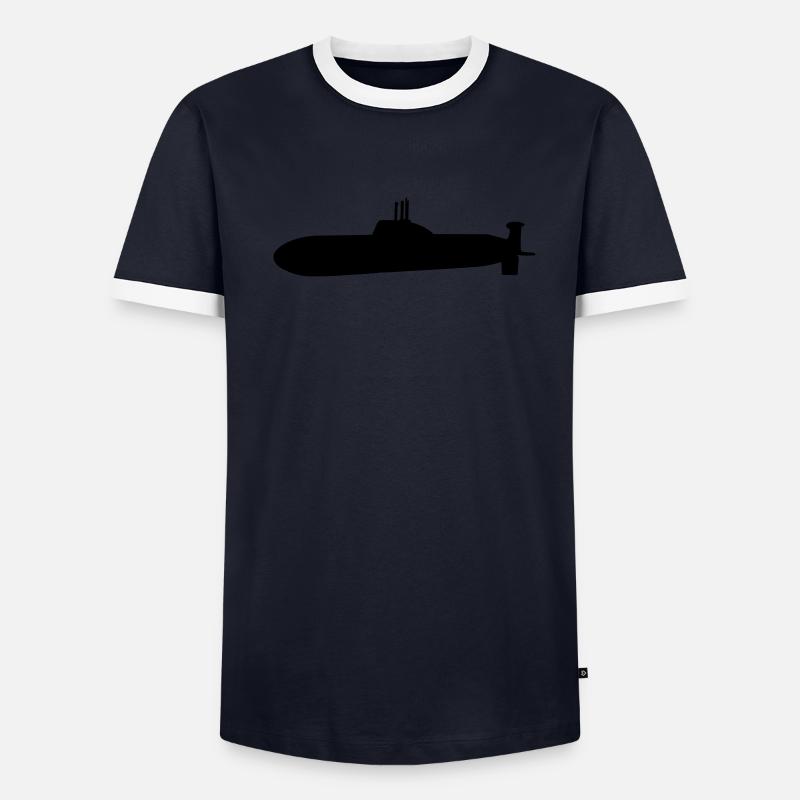 U-Boot Männer Kontrast-T-Shirt