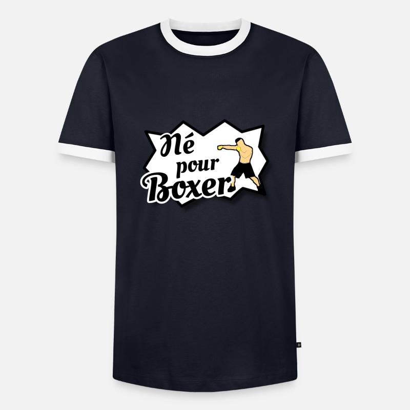 Boxe T-shirt contrasté Homme