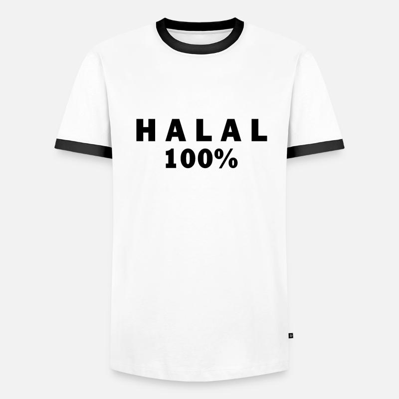 Halal حلال Männer Kontrast-T-Shirt