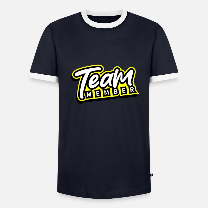 Team Mitglied Männer Kontrast-T-Shirt