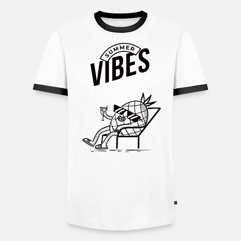 Summer Pineapple Men's Ringer Shirt