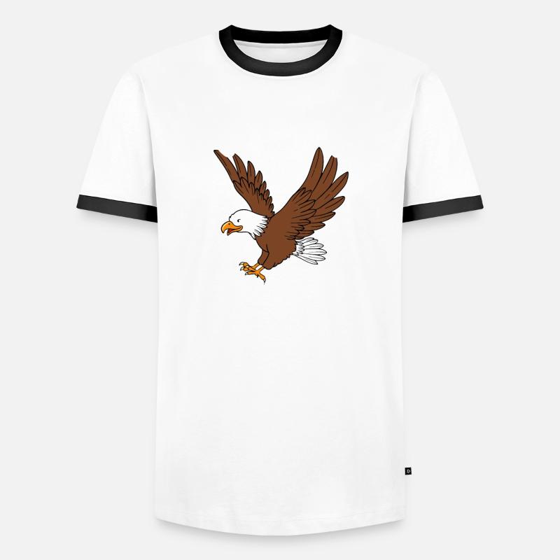 Girls Eagle, Funny Eagle Tee, Eagle Lover Men's Ringer Shirt