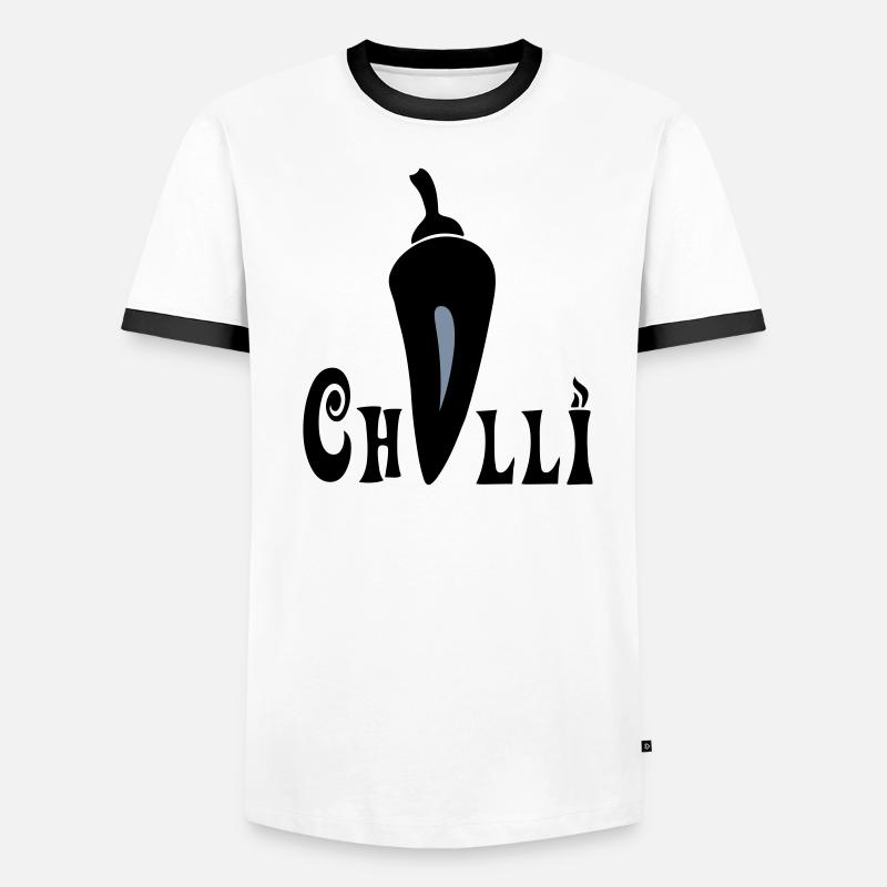 Chilli Männer Kontrast-T-Shirt