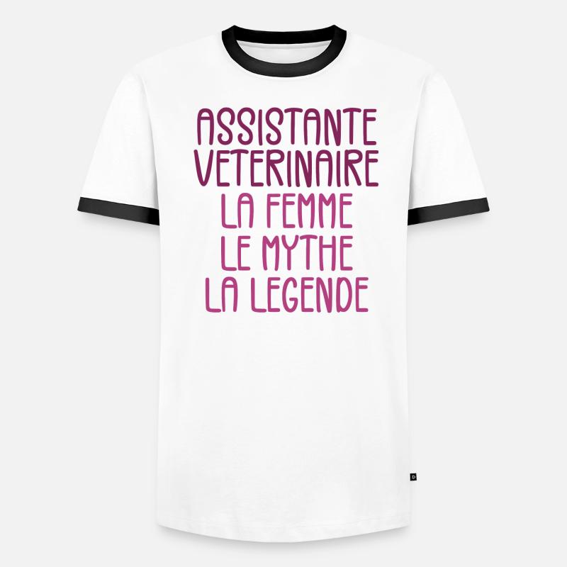 Veterinary Assistant Men's Ringer Shirt