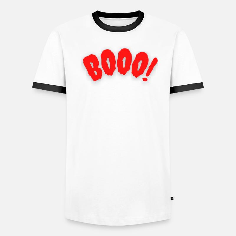 thème effrayant T-shirt contrasté Homme