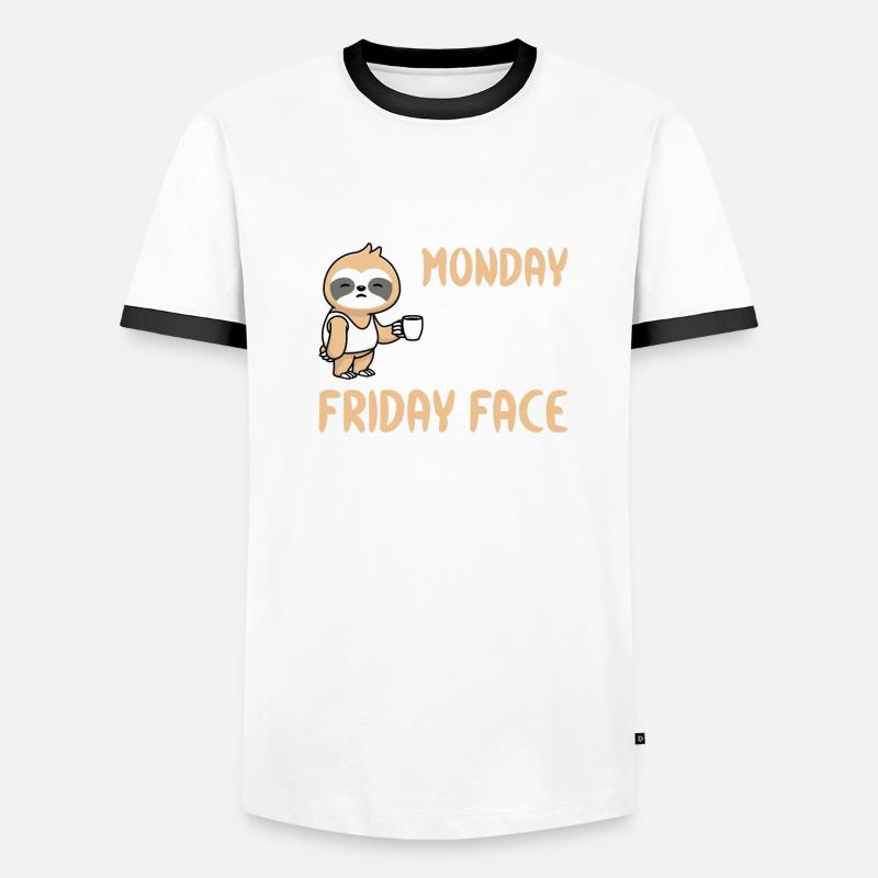 Sloth Monday Men's Ringer Shirt