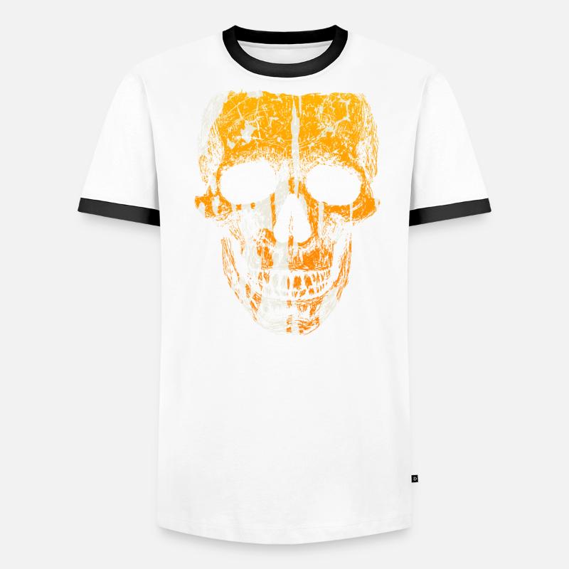 Skull gradient Men's Ringer Shirt