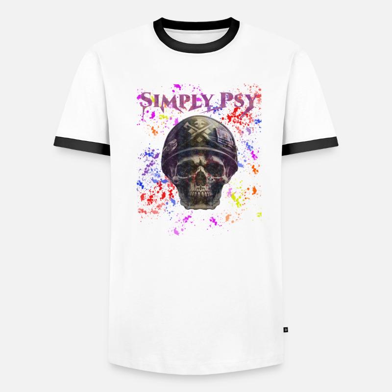 Tout simplement psy T-shirt contrasté Homme